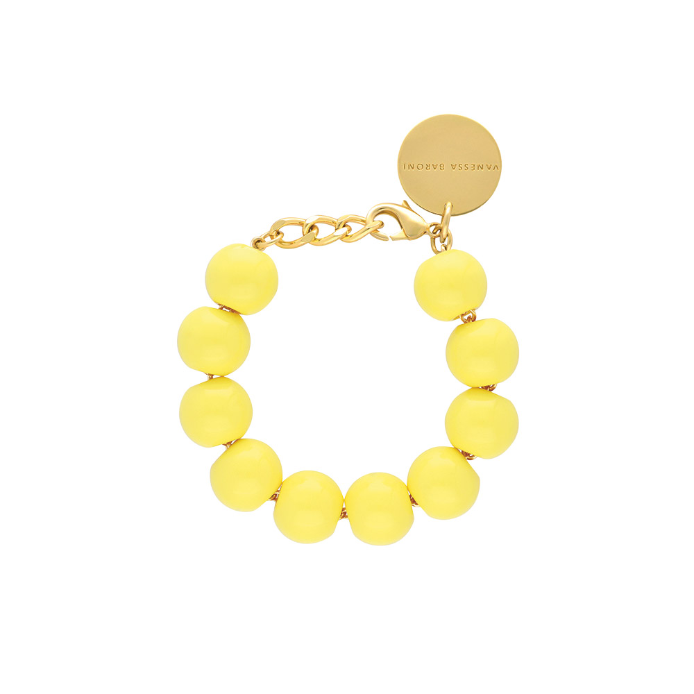Armband Beads gelb