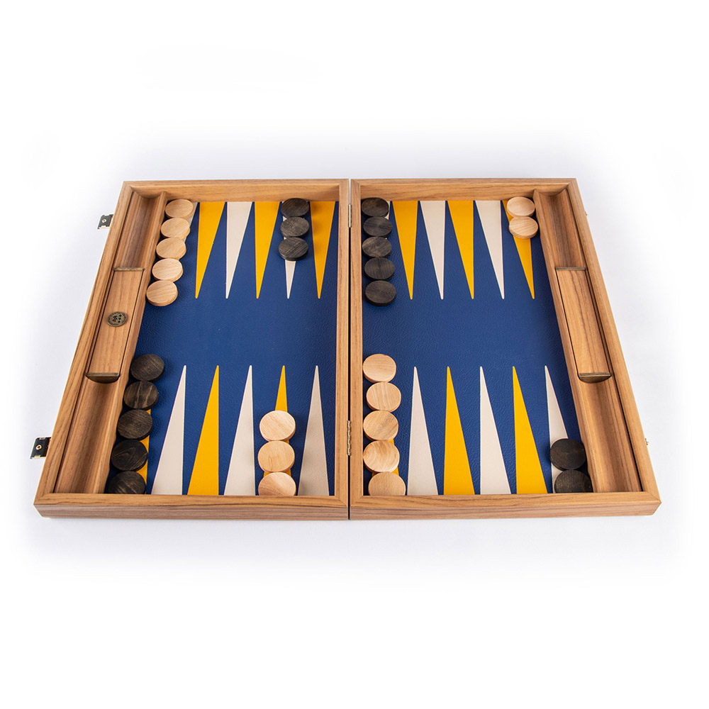 Backgammon royalblau
