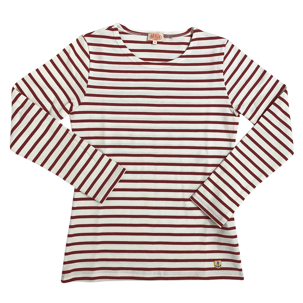 Damen-Shirt Matrose weiß/rot M