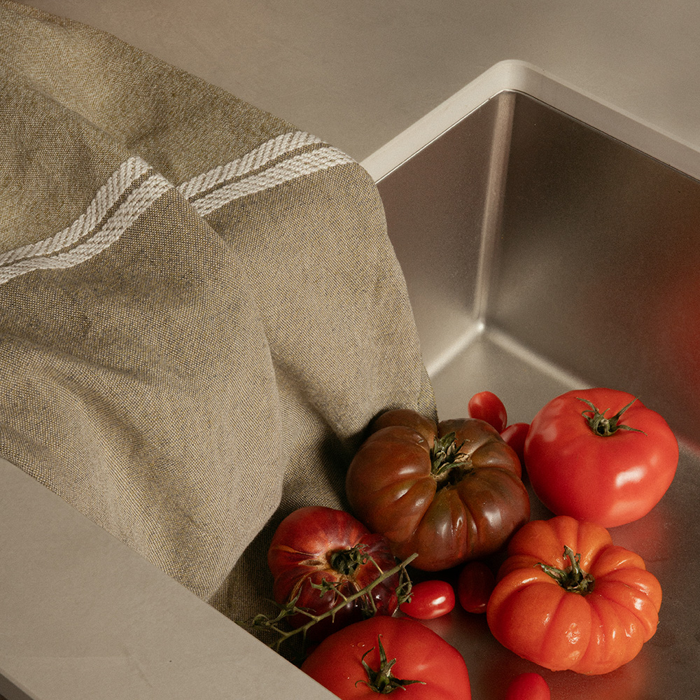 VENLA Geschirrtuch olive